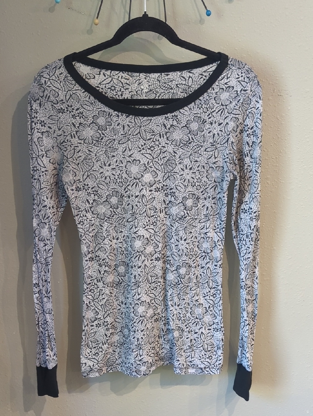 Y2K Floral Semi Sheer Free People Grunge CottageCore Made In USA Burnout